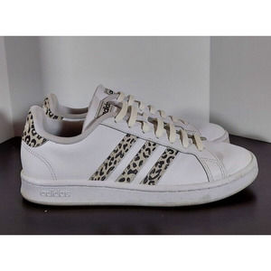 adidas gazelle silver green womens Adidas - Grand Court Base 00 Cblack/Dbrown/Brostr - Girl Shoes main image 1
